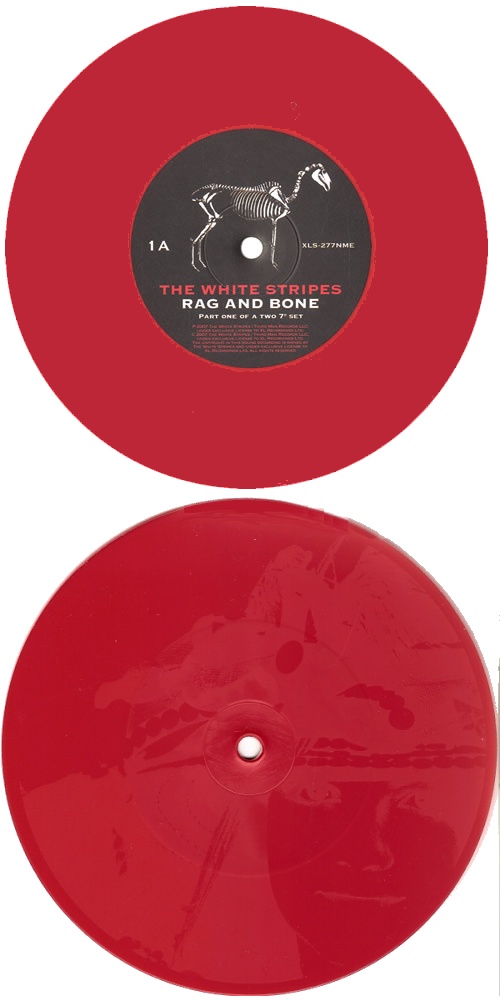 The White Stripes Rag And Bone - Red Vinyl - Sealed UK 7
